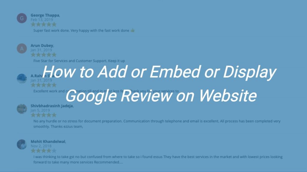 embed Google review