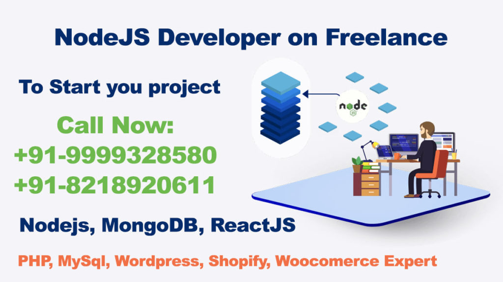 hire nodejs developer Pradeep Maurya Node Js Freelancer developer in delhi ncr